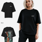 G West Womens Oversized World Wide Chain Tee