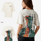 G West Womens Oversized World Wide Chain Tee