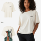 G West Womens Oversized World Wide Chain Tee