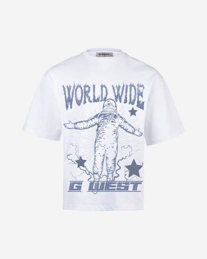 G West Oversized World Wide Star T Shirt Mens