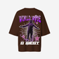 G West Womens Oversized World Wide Star Tee
