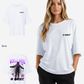 G West Womens Oversized World Wide Star Tee