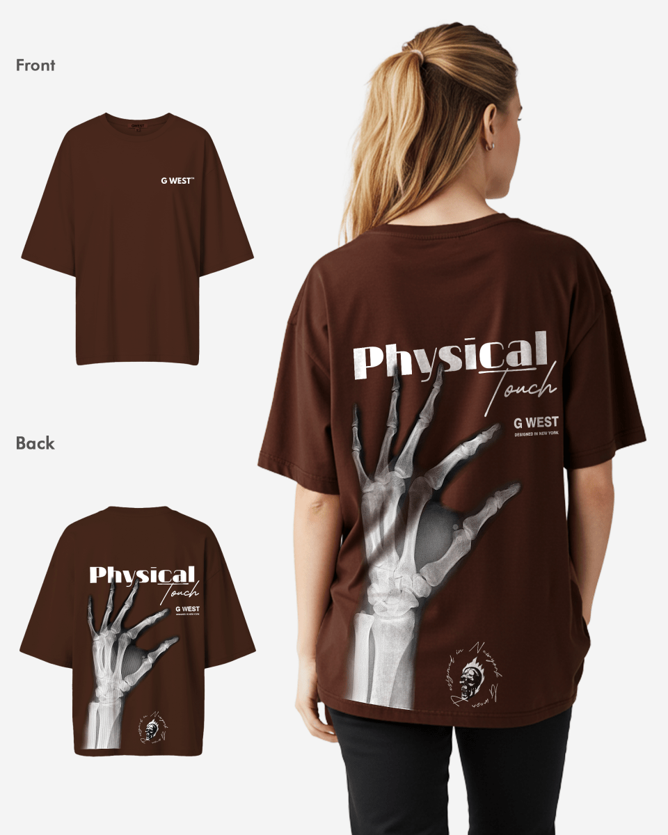 G West Womens Oversized X-Ray Hand Tee
