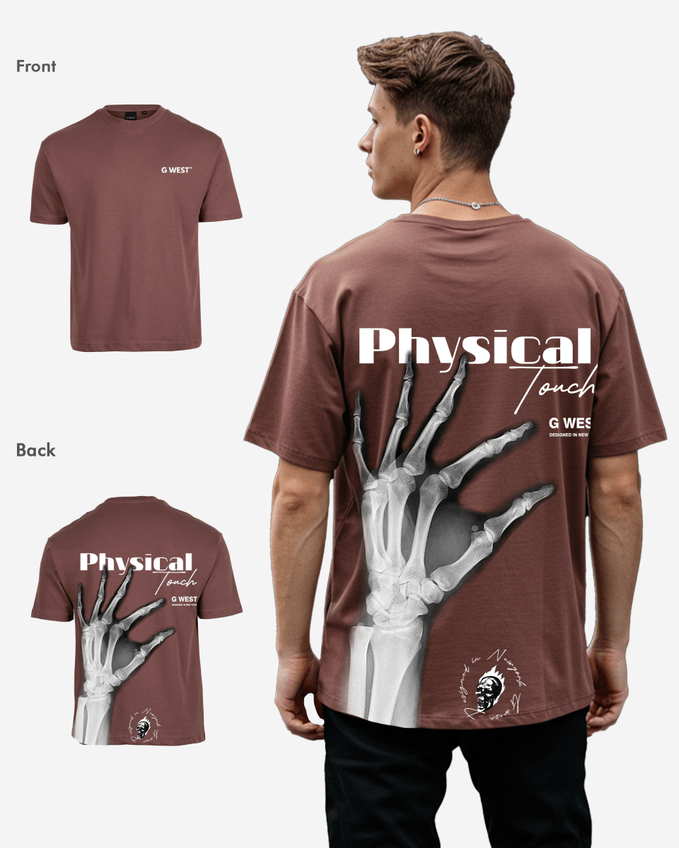 G West Mens Oversized X-Ray Hand Tee