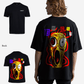 G West Mens Oversized Yellow Face Life Style Tee