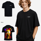 G West Mens Oversized Yellow Face Life Style Tee