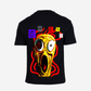 G West Mens Oversized Yellow Face Life Style Tee