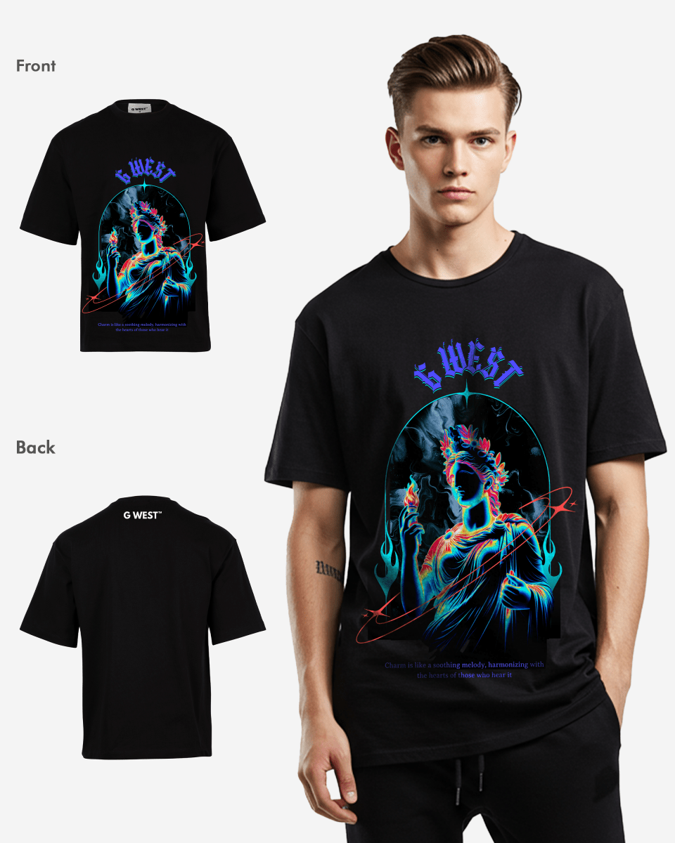 G WEST OVERSTRESSED OVERSIZED T-Shirt Mens
