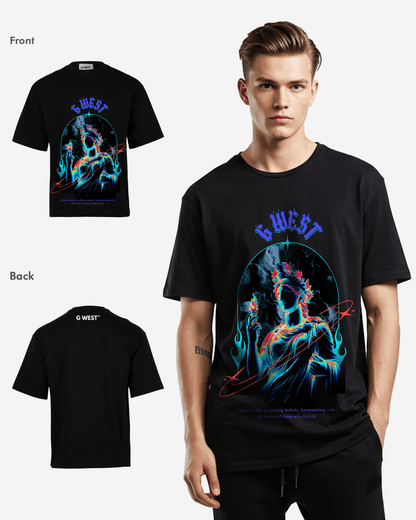 G WEST OVERSTRESSED OVERSIZED T-Shirt Mens