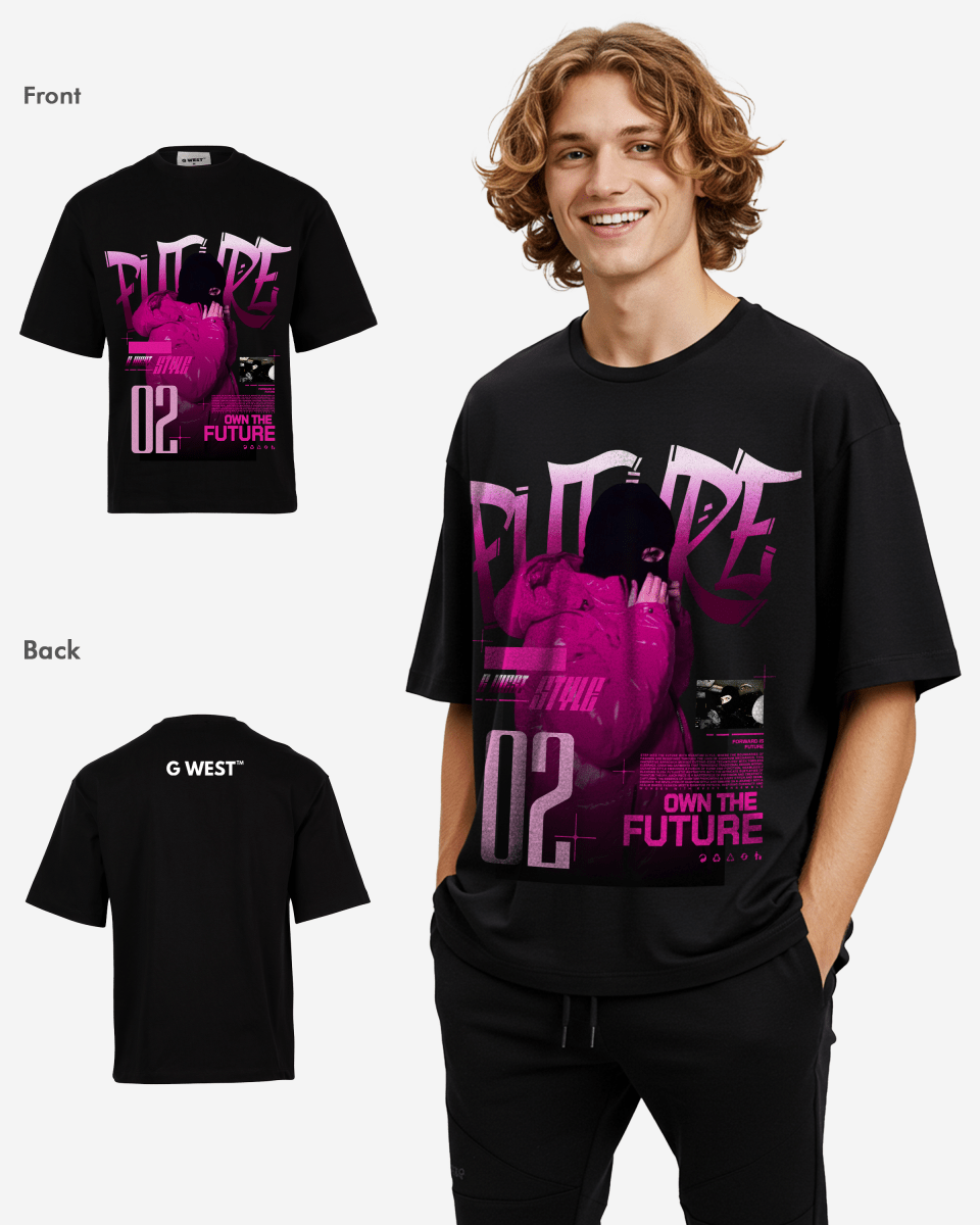 G WEST OWN THE FUTURE OVERSIZED T-Shirt Mens