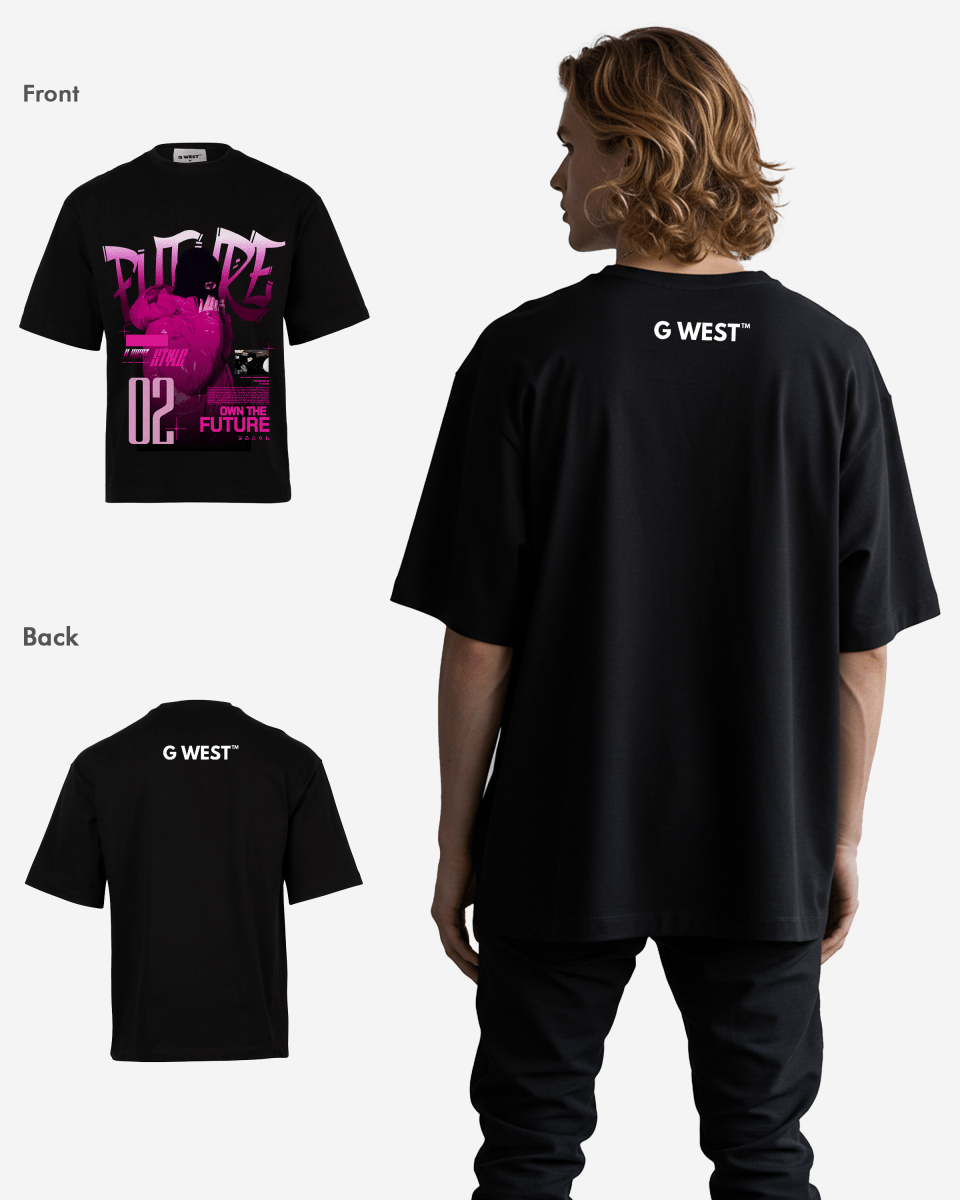 G WEST OWN THE FUTURE OVERSIZED T-Shirt Mens