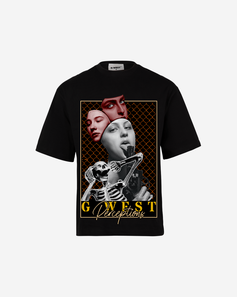 G WEST PEREPTIONS OVERSIZED T-Shirt Mens