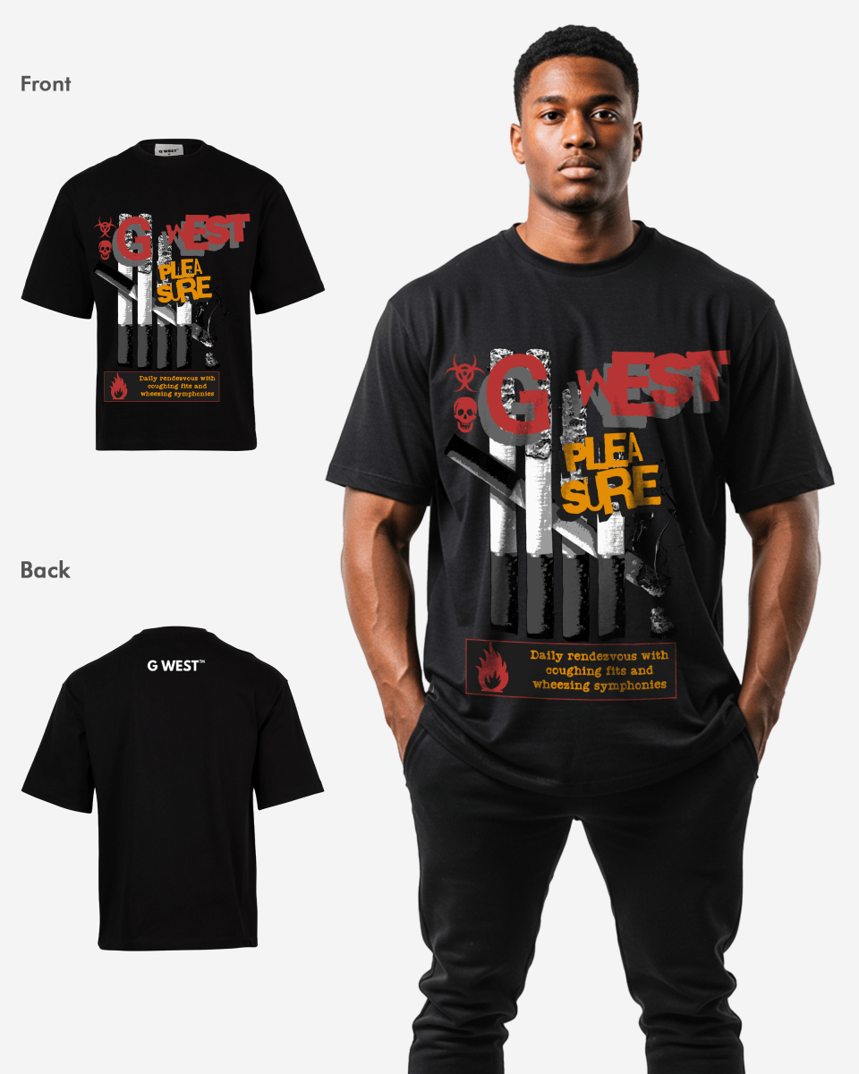 G WEST PLEASURE OVERSIZED T-Shirt Mens