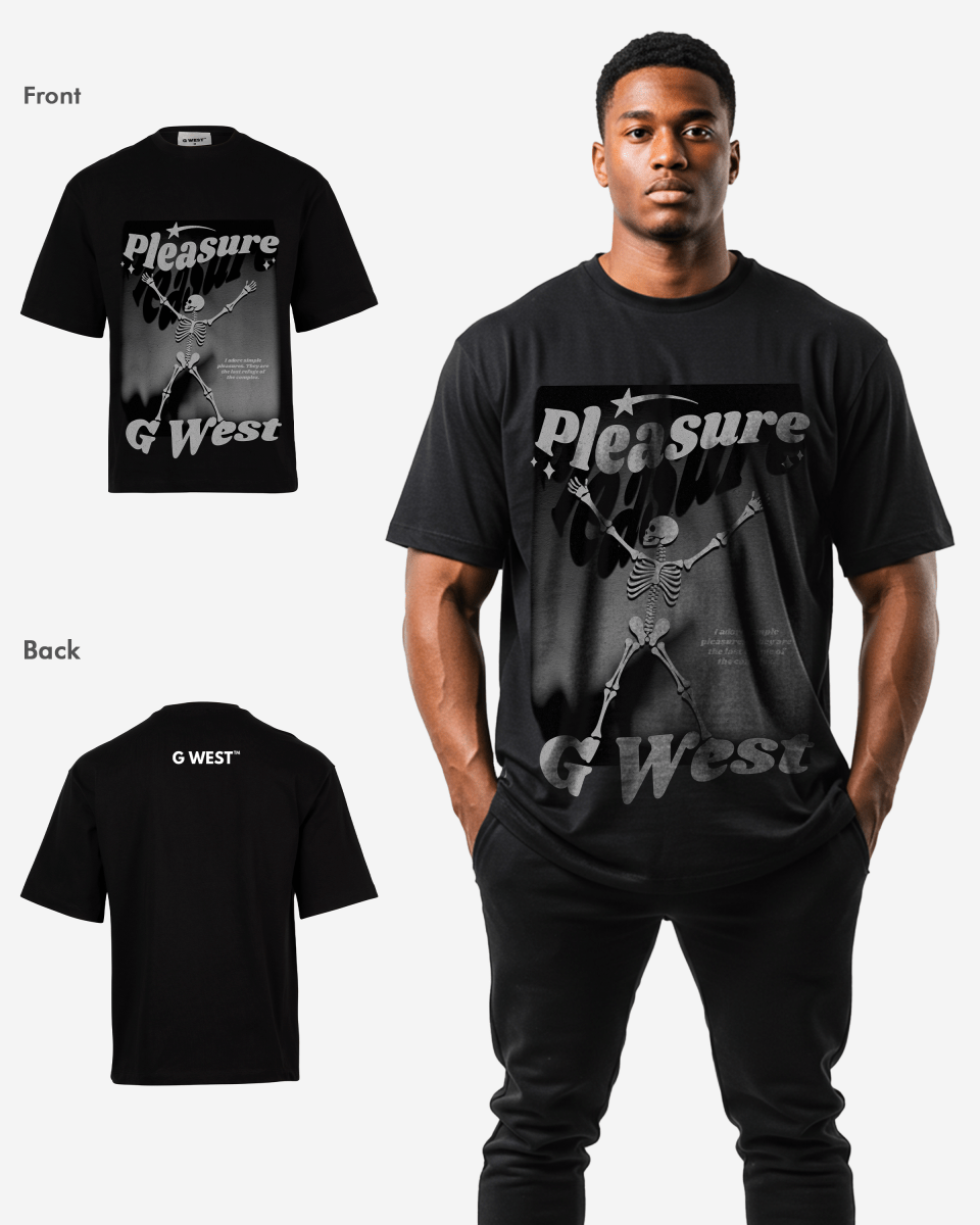 G WEST PLEASURE OVERSIZED T-Shirt Mens