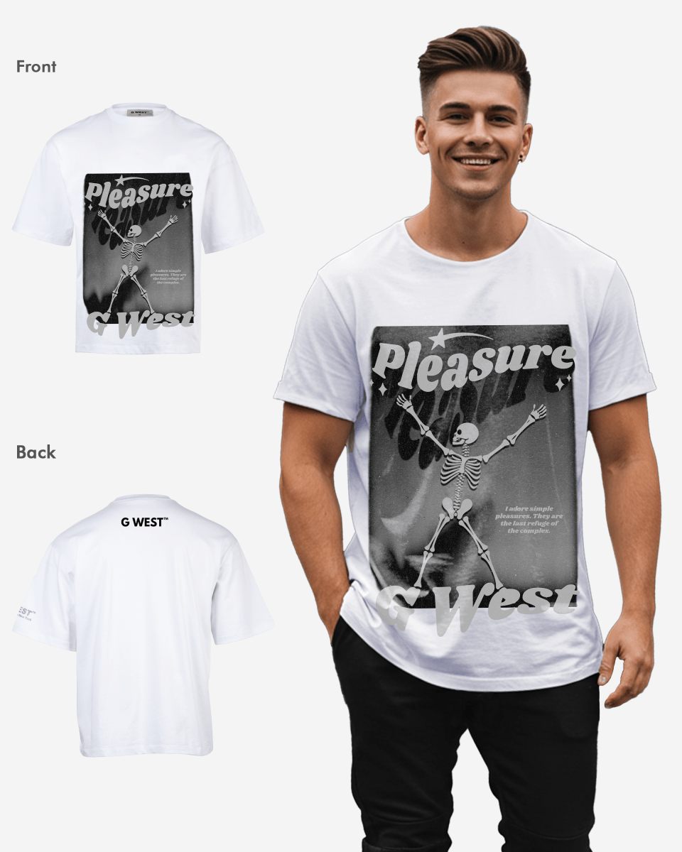 G WEST PLEASURE OVERSIZED T-Shirt Mens