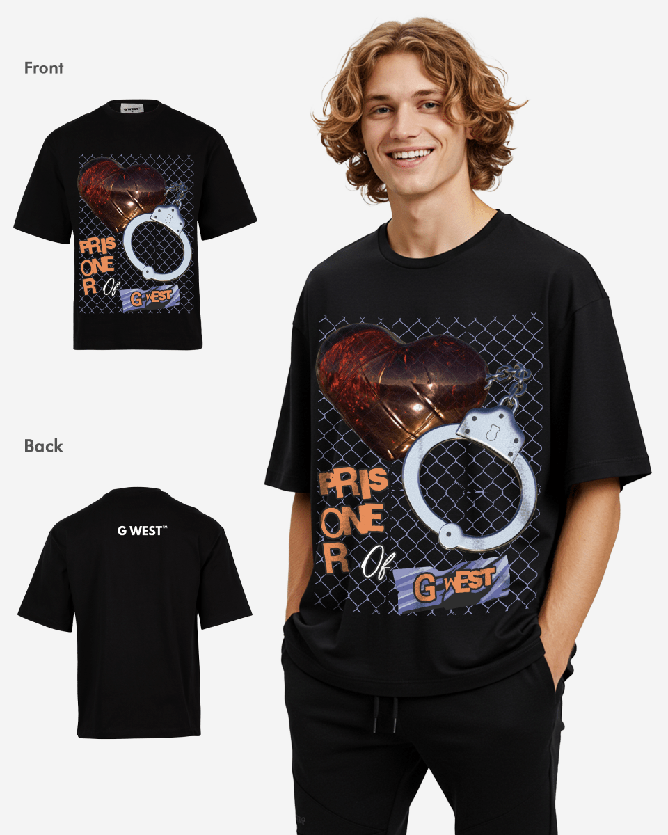 G WEST PRISONER OVERSIZED T-Shirt Mens