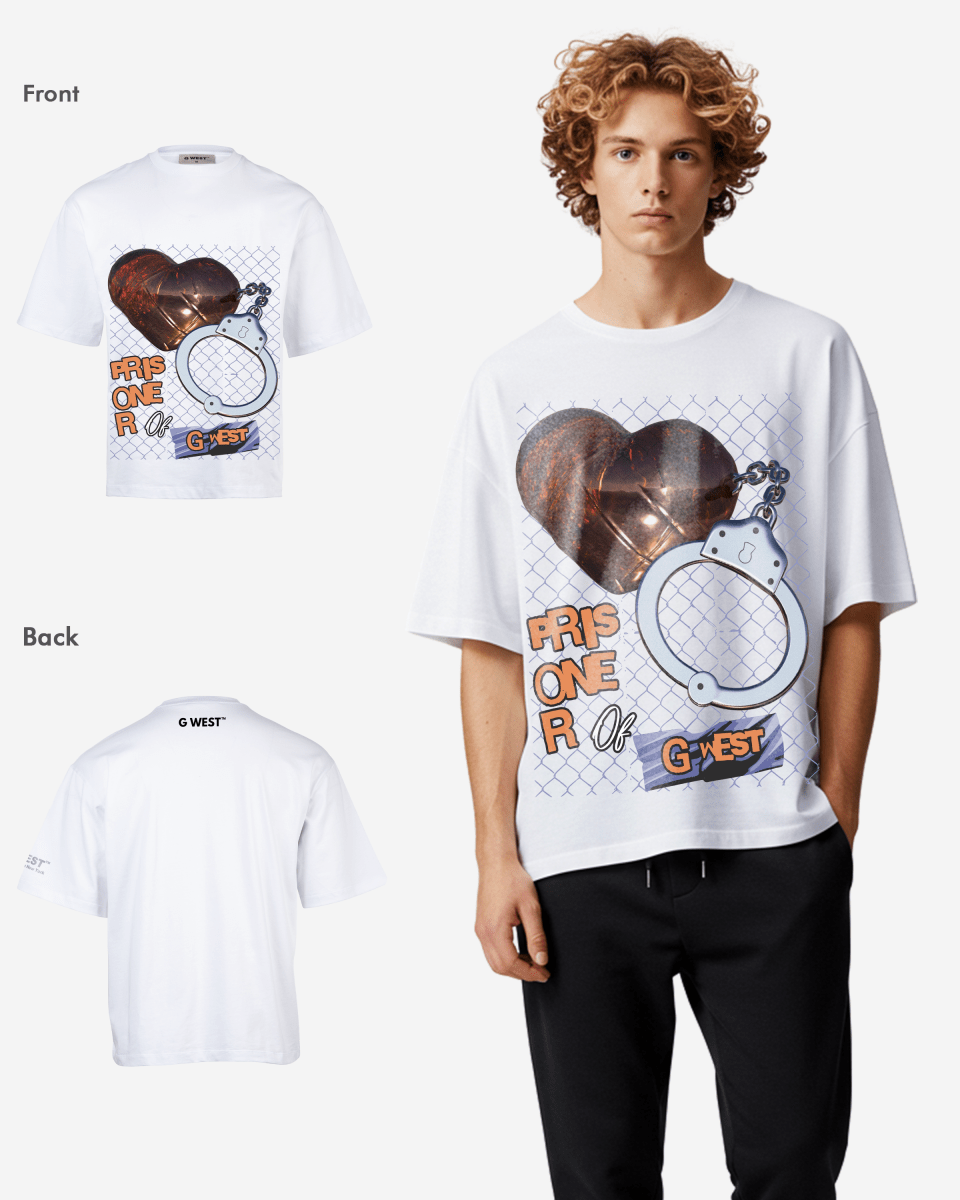 G WEST PRISONER OVERSIZED T-Shirt Mens