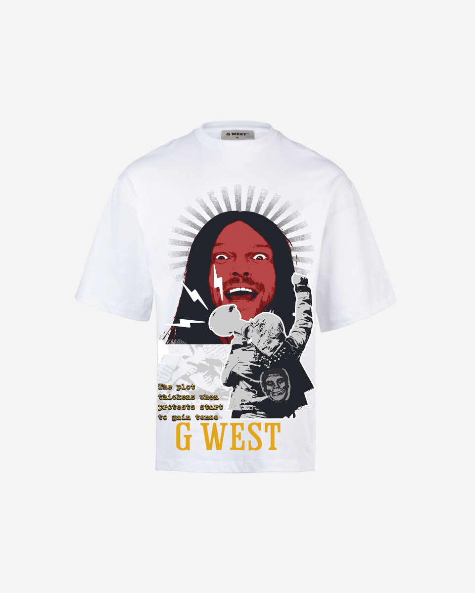 G West Protest Oversized T-Shirt Mens