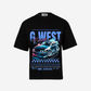 G WEST RACING OVERSIZED T-Shirt Mens