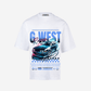 G WEST RACING OVERSIZED T-Shirt Mens