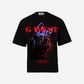 G WEST RED FURY OVERSIZED T-Shirt Mens