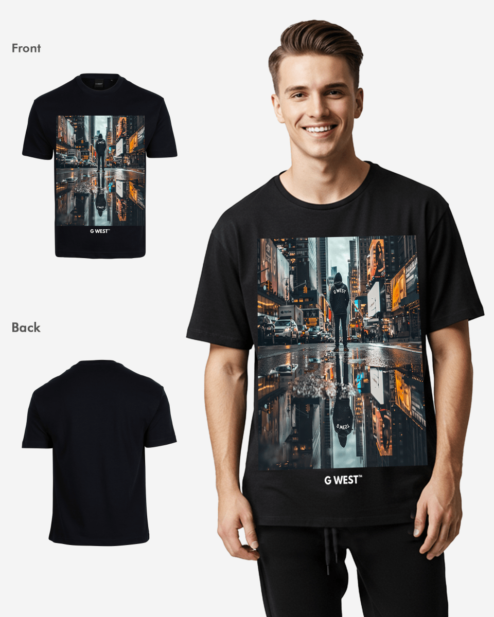 G West Mens Reflection Oversized Tee
