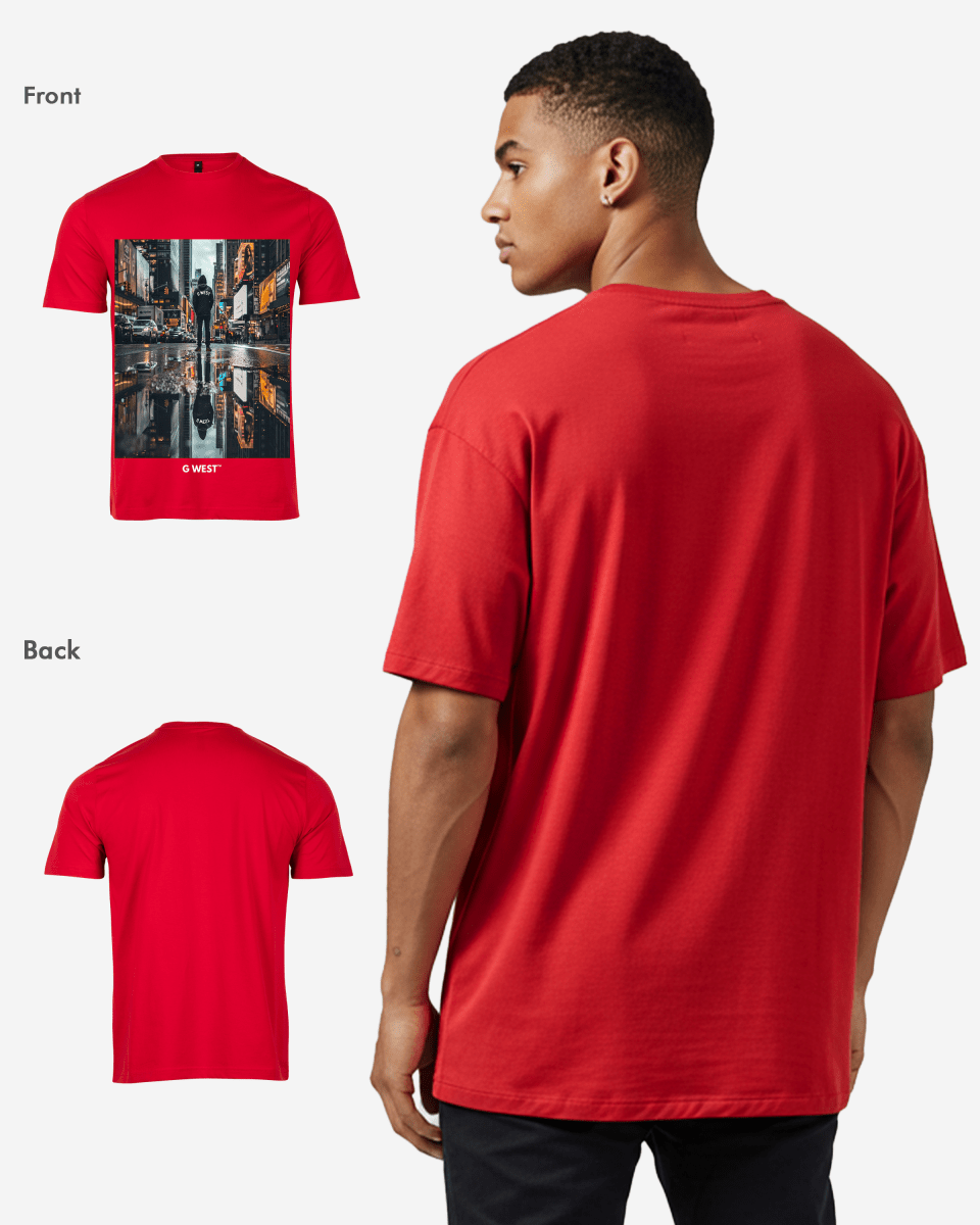 G West Mens Reflection Oversized Tee
