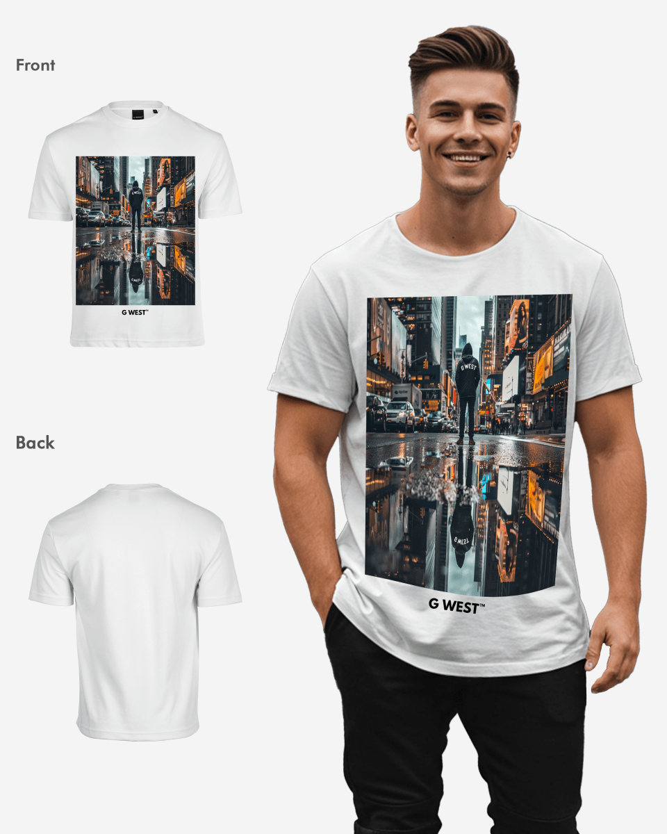 G West Mens Reflection Oversized Tee