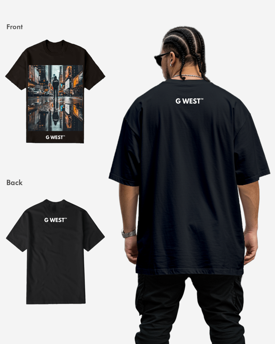 G WEST REFLECTION T-Shirt Big and Tall Mens