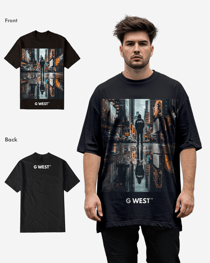 G WEST REFLECTION T-Shirt Big and Tall Mens