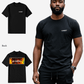 G West Mens Regular Fit Flame Box Logo T Shirt