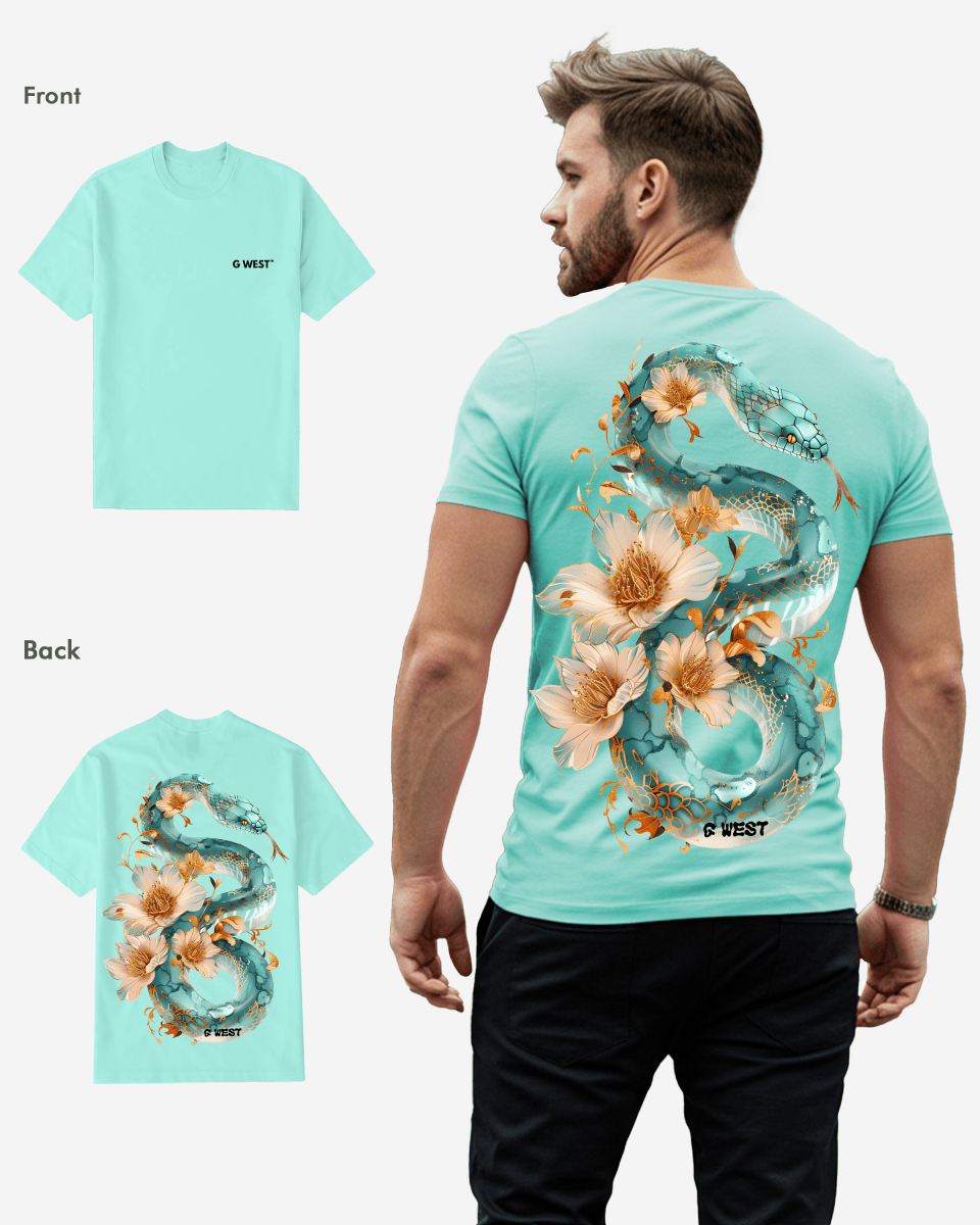 G West Mens Regular Fit Floral Traitor T Shirt