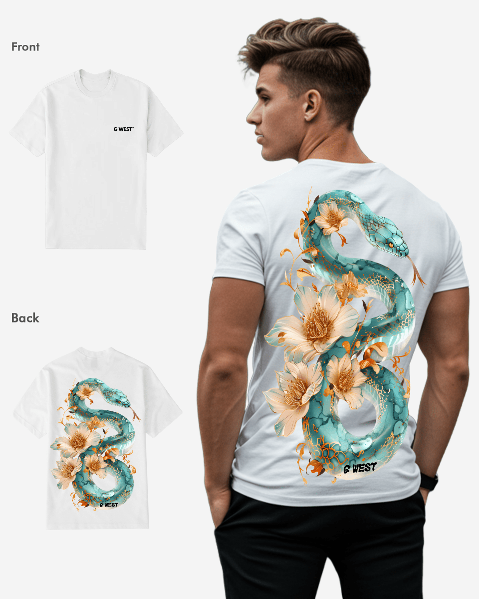 G West Mens Regular Fit Floral Traitor T Shirt