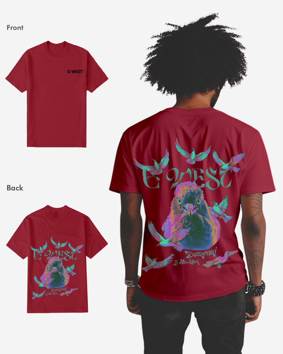 G West Mens Regular Fit Iridescent Pigeon
