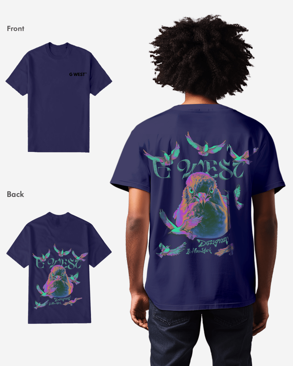 G West Mens Regular Fit Iridescent Pigeon