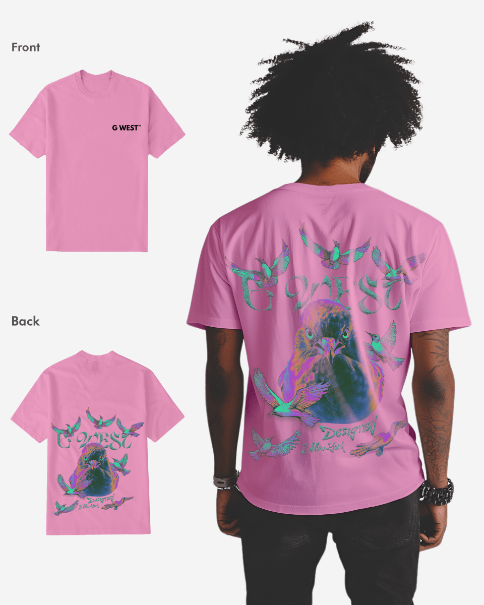 G West Mens Regular Fit Iridescent Pigeon