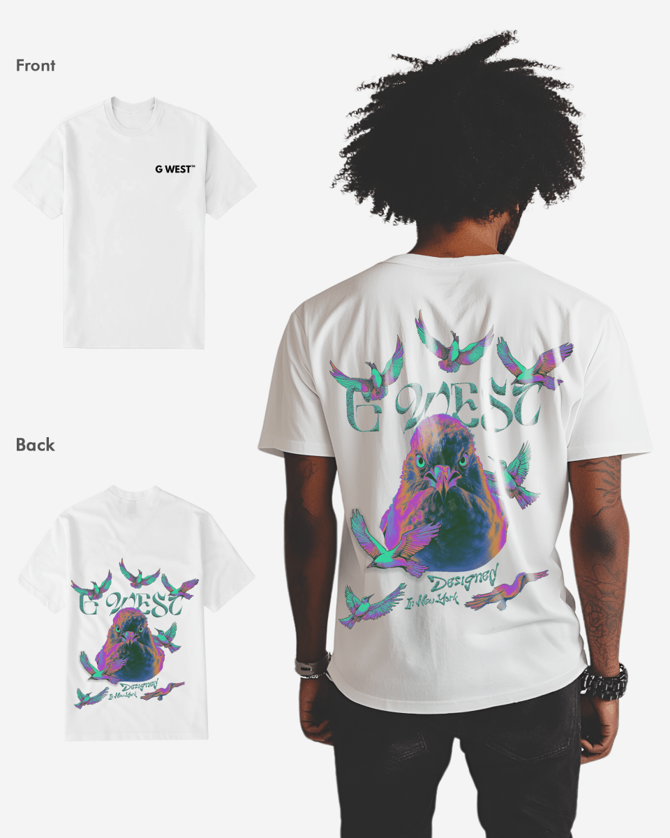 G West Mens Regular Fit Iridescent Pigeon