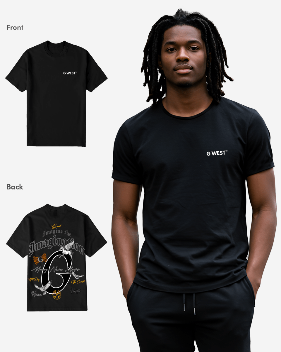 G West Regular Fit Money Never Sleeps T Shirt Mens