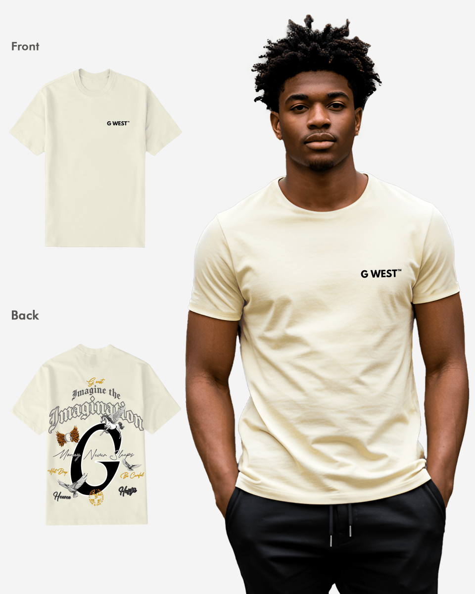 G West Regular Fit Money Never Sleeps T Shirt Mens
