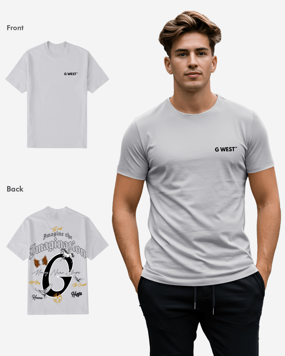 G West Regular Fit Money Never Sleeps T Shirt Mens