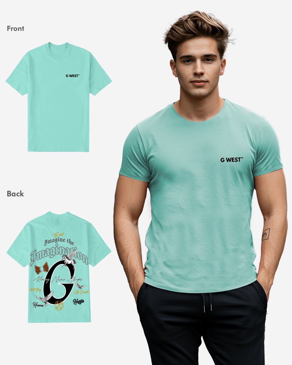 G West Regular Fit Money Never Sleeps T Shirt Mens