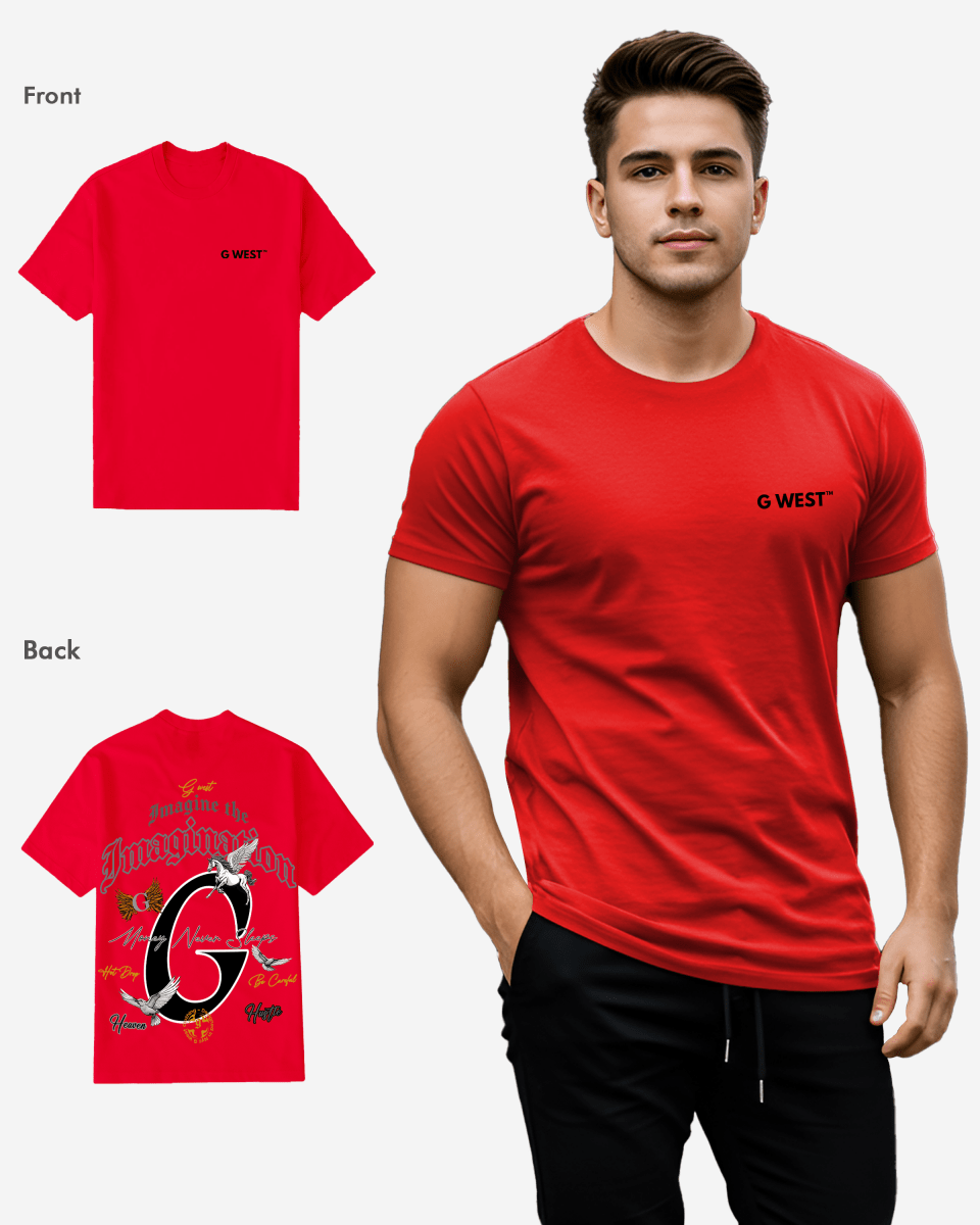 G West Regular Fit Money Never Sleeps T Shirt Mens