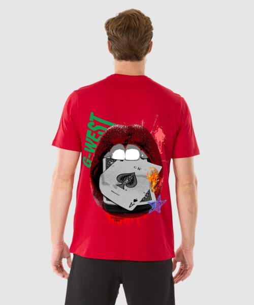 G West Mens Regular Fit Place A Bet T Shirt
