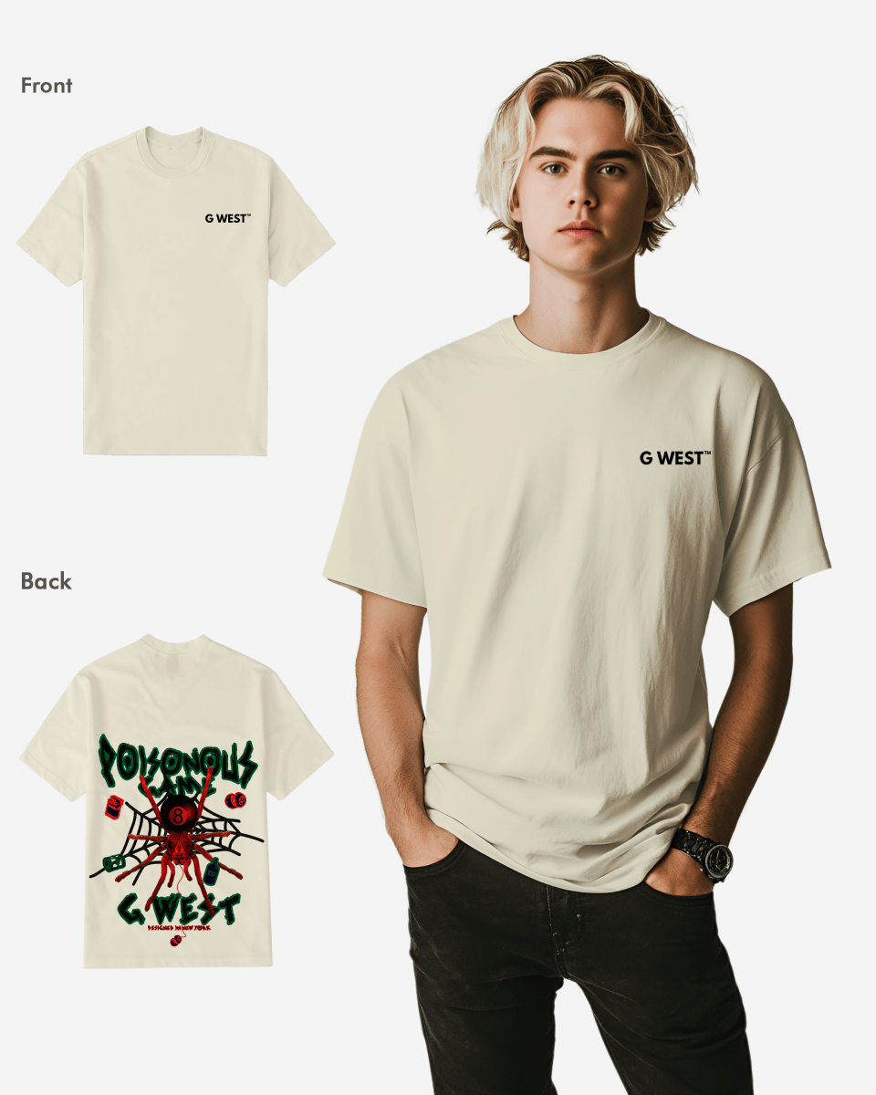 G West Mens Regular Fit Poison Game T Shirt