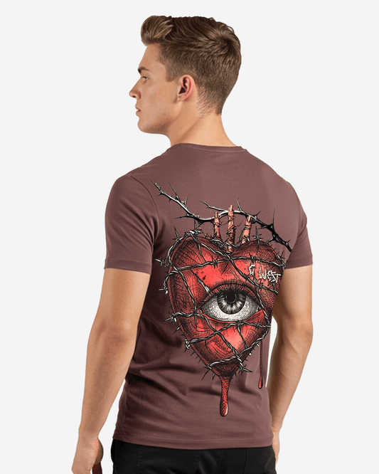 Camiseta Wire Heart de corte regular para hombre G West