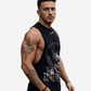 G WEST RHINESTONE NATURE'S LAW MENS TANKS