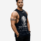 G WEST RHINESTONE SILENCE MENS TANKS