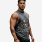 G WEST RHINESTONE THUNDER MOTOR CLUB MENS TANKS