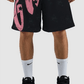 G WEST RHINSTONE MY GIRL 3/4 SLEEVES MESH SHORT SET