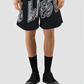 G WEST RHINSTONE SPIDER 3.0 3/4 SLEEVES MESH SHORT SET